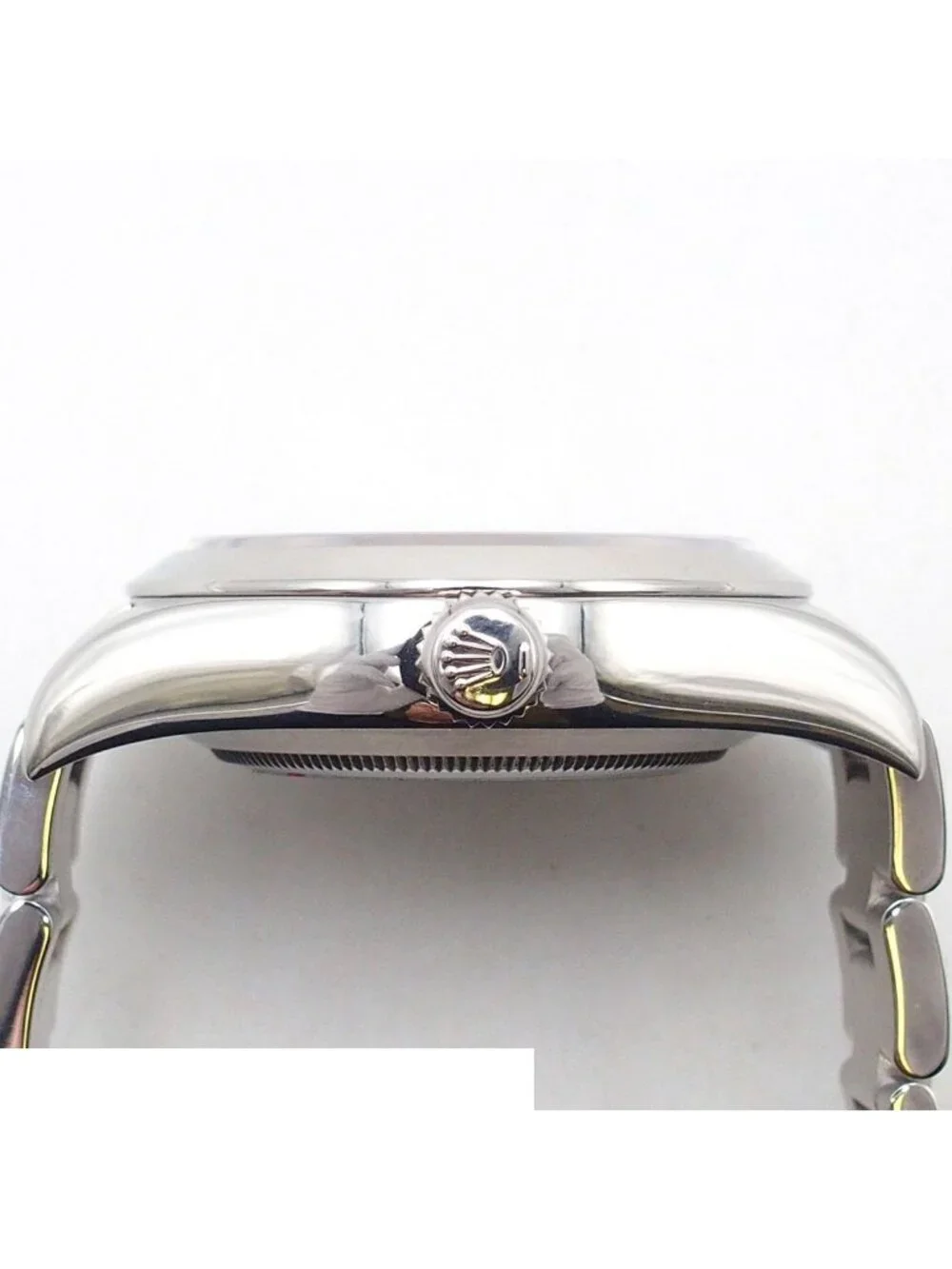 Rolex Air King Black Stainless Steel Oyster Bracelet Watch Automatic
